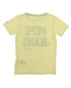 T-Shirt Cayden logo pepe town jaune